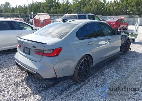 2021 BMW M3 Competition z USA, uszkodzony, nr VIN WBS33AY01MFL17277